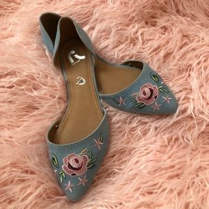 floral slip ons